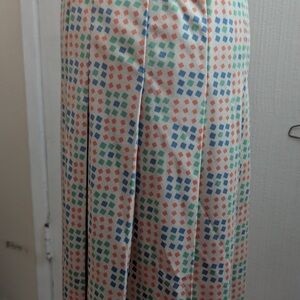 Colorful Geometric Patterned Skirt